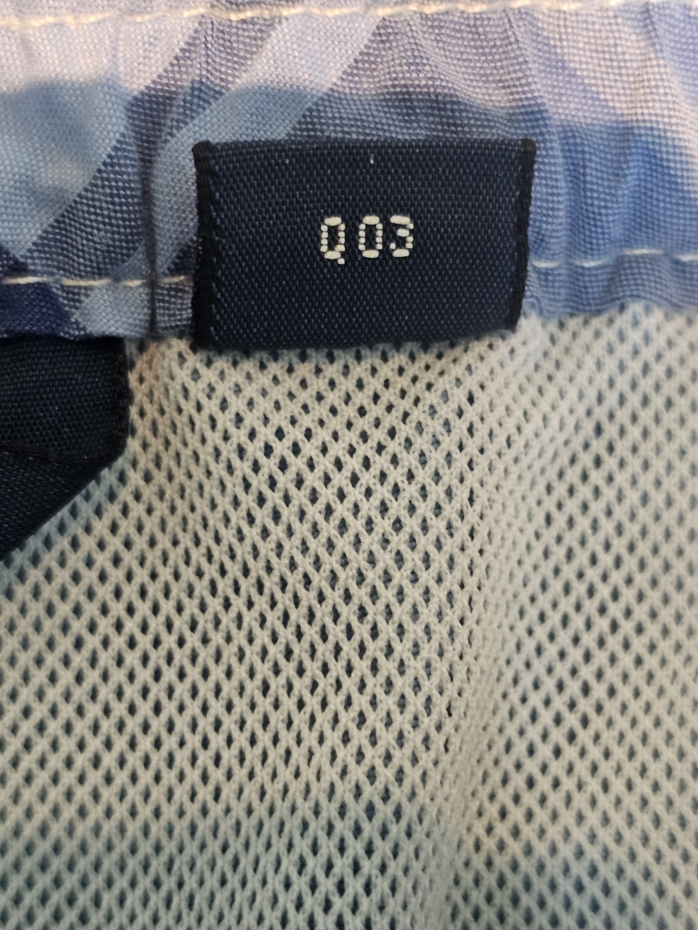 Vintage 90s Polo Ralph Lauren Cargo Lined Board Shorts Swim Trunks Light Blue L - Picture 11 of 16